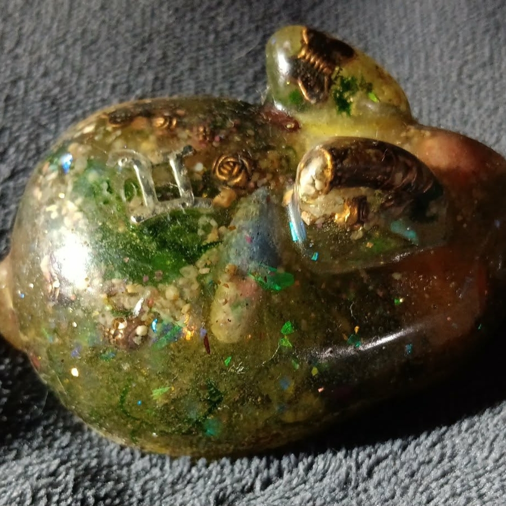 Handcrafted Resin Bunny Figurine